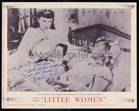 6f023 LITTLE WOMEN signed LC #5 R62 by Margaret O'Brien, who's in bed with June Allyson!