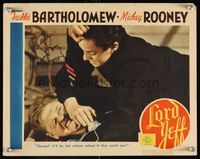 6f024 LORD JEFF signed LC '38 by Mickey Rooney, who's close up fighting with Freddie Bartholomew!