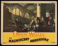 6f530 MAGNIFICENT AMBERSONS LC '42 directed by Orson Welles, Tim Holt in railroad station!