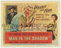 6f189 MAN IN THE SHADOW TC '58 Jeff Chandler, Orson Welles & Colleen Miller in a lawless land!
