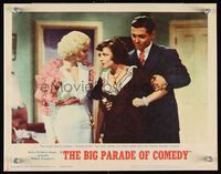 6f565 MGM'S BIG PARADE OF COMEDY LC #8 '64 Clark Gable between sexy Jean Harlow & ex-girlfriend!