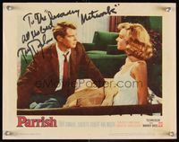 6f029 PARRISH signed LC #4 '61 by Troy Donahue, who is intently staring at a sexy blonde!