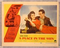 6f625 PLACE IN THE SUN LC #3 '51 Montgomery Clift laughing with sexy Elizabeth Taylor!