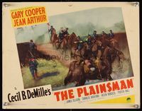 6f626 PLAINSMAN LC '36 directed by Cecil B. DeMille, cavalry soldiers in battle scene!