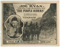 6f221 PURPLE RIDERS chap 15 TC '22 Joe Ryan in a hard riding, straight shooting western serial!