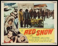 6f031 RED SNOW signed LC '52 by Guy Madison, who's outside with many soldiers & eskimos!