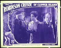 6f658 ROBINSON CRUSOE OF CLIPPER ISLAND chap 14 LC '36 uniformed men arguing with barechested Mala!