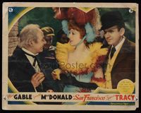 6f667 SAN FRANCISCO LC '36 close up of beautiful Jeanette MacDonald in costume with Ted Healy!