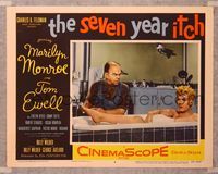 6f676 SEVEN YEAR ITCH LC #6 '55 Billy Wilder, classic image of Marilyn Monroe w/foot caught in tub!