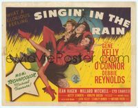 6f237 SINGIN' IN THE RAIN TC '52 Gene Kelly, Donald O'Connor, Debbie Reynolds, classic musical!