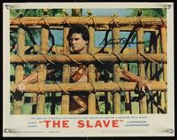 6f005 SLAVE signed LC #6 '63 by Steve Reeves, who is the son of Spartacus caged & tied up!