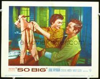 6f695 SO BIG LC #1 '53 Jane Wyman sits in Sterling Hayden's lap & they laugh together!
