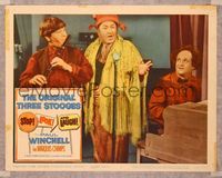 6f706 STOP LOOK & LAUGH LC #4 '60 wacky image of Three Stooges, Larry, Moe & Curly performing!