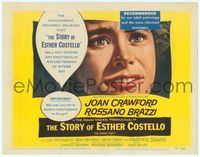 6f253 STORY OF ESTHER COSTELLO TC '57 close up of deaf/mute Heather Sears, The Golden Virgin!