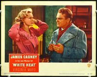 6f044 WHITE HEAT LC#7 '49 James Cagney suspects that sexy Virginia Mayo is unfaithful to him!