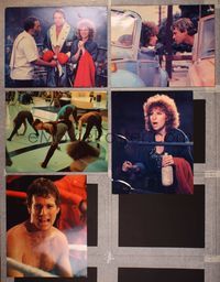 6g642 MAIN EVENT 5 color 11x14 stills '79 great images of Barbra Streisand & boxer Ryan O'Neal!