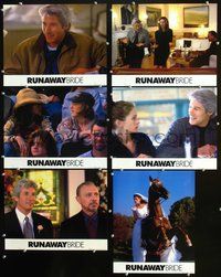 6g429 RUNAWAY BRIDE 6 color 11x14s '99 great images of Richard Gere with Julia Roberts!