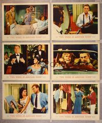 6g188 2 WEEKS IN ANOTHER TOWN 6 LCs '62 Kirk Douglas & sexy Cyd Charisse!