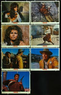 6g019 BANDOLERO 7 LCs '68 great images of sexy Raquel Welch, Dean Martin & George Kennedy!