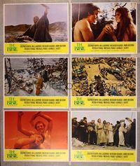 6g215 BIBLE 6 LCs '67 La Bibbia, John Huston as Noah, Geroge C. Scott, Michael Parks!