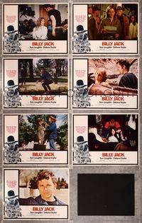 6g027 BILLY JACK 7 LCs '71 Tom Laughlin, Delores Taylor, most unusual boxoffice success ever!