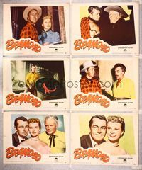 6g228 BRANDED 6 LCs '50 great images of tough cowboy Alan Ladd & Mona Freeman!
