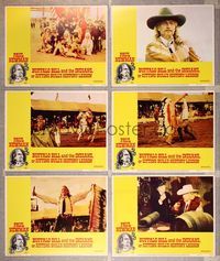 6g234 BUFFALO BILL & THE INDIANS 6 LCs '76 great images of Paul Newman as William F. Cody!