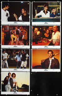 6g036 BULL DURHAM 7 LCs '88 images of baseball player Kevin Costner & sexy Susan Sarandon!