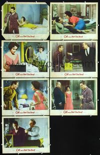 6g038 CAT ON A HOT TIN ROOF 7 LCs '58 Elizabeth Taylor as Maggie the Cat w/Paul Newman!