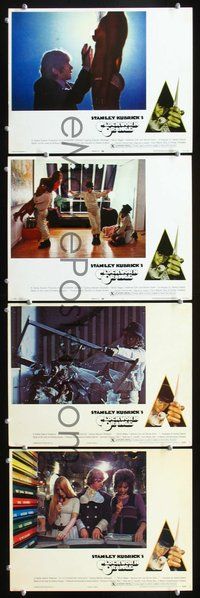 6g788 CLOCKWORK ORANGE 4 x-rated LCs '72 Stanley Kubrick classic, Malcolm McDowell!