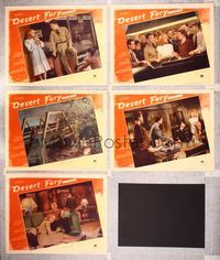 6g551 DESERT FURY 5 LCs '47 great images of Burt Lancaster, Lizabeth Scott & cast!