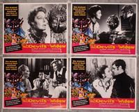 6g801 DEVIL'S WIDOW 4 LCs '72 Ava Gardner, wild image of evil mask, English horror!