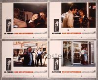 6g804 DOG DAY AFTERNOON 4 LCs '75 Al Pacino, Sidney Lumet bank robbery crime classic!