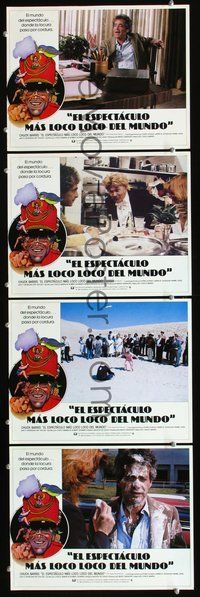 6g835 GONG SHOW MOVIE 4 Spanish/U.S. LCs '80 Chuck Barris, Rip Taylor, Nelson border art!