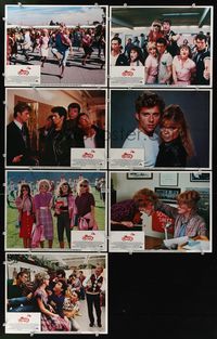 6g073 GREASE 2 7 LCs '82 Michelle Pfeiffer in her first starring role, Maxwell Caulfield!