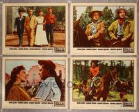 6g839 GUNS OF THE TIMBERLAND 4 LCs '60 Alan Ladd, Jeanne Crain, first Frankie Avalon!
