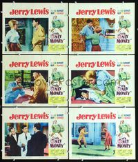 6g327 IT'S ONLY MONEY 6 LCs '62 wacky private eye Jerry Lewis in his richest riot of roars!