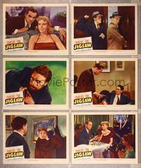 6g330 JIGSAW 6 LCs '49 Franchot Tone & Jean Wallace in a deadly puzzle of love, hate & sudden death!