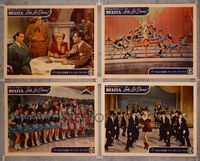 6g868 LADY LET'S DANCE 4 LCs '44 super sexy Belita skates, dances & romances James Ellison!