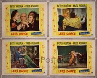 6g876 LET'S DANCE 4 LCs '50 Roland Young, Ruth Warrick, dancing Fred Astaire & Betty Hutton!