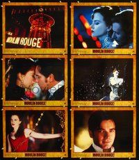 6g379 MOULIN ROUGE 6 LCs '01 sexy Nicole Kidman, Ewan McGregor, This story is about love!