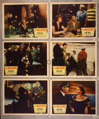 6g381 MUTINEERS 6 LCs '49 Jon Hall, Adele Jergens, George Reeves, The Pirate Ship!