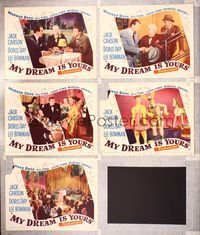 6g659 MY DREAM IS YOURS 5 LCs '49 Jack Carson, Doris Day, Lee Bowman, wacky image!