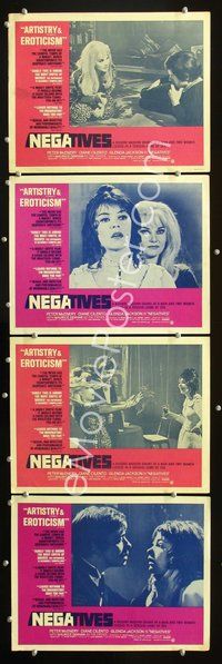 6g902 NEGATIVES 4 LCs '68 Diane Cilento & Glenda Jackson are locked in a sensual game of sex!