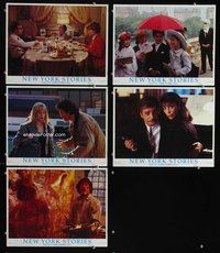 6g662 NEW YORK STORIES 5 LCs '89 Woody Allen, Martin Scorsese, Nick Nolte, Rosanna Arquette!