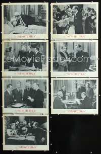 6g119 NINOTCHKA 7 LCs R62 Ernst Lubitsch directed, pretty Greta Garbo & Melvyn Douglas!