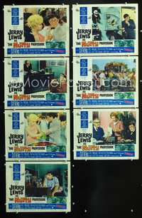 6g126 NUTTY PROFESSOR 7 LCs '63 wacky Jerry Lewis directs & stars w/pretty Stella Stevens!