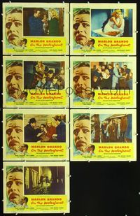 6g129 ON THE WATERFRONT 7 LCs R59 directed by Elia Kazan, classic images of Marlon Brando!