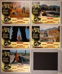 6g672 ONCE UPON A TIME IN THE WEST 5 LCs '68 Sergio Leone, Claudia Cardinale, Henry Fonda!