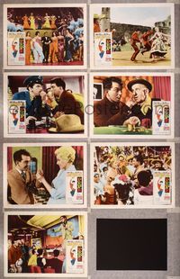 6g137 PEPE 7 LCs '61 cool border art of Cantinflas, Maurice Chevalier, Jimmy Durante!